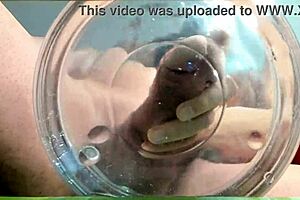 gilf slowmo cumshot water friend muscular femdom tanned bodybuilder