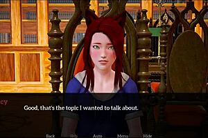 Teen redhead milf plays erotic ass game with big tits family