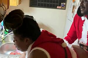 Mrs. Claus Gulps Santa's Monster BBC Quick!