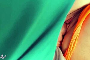 Fucked friend's wife creampie pussy, think he'll notice?