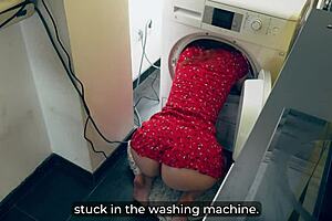 oh stepson i'm stuck washer fuck mommy creampie finish