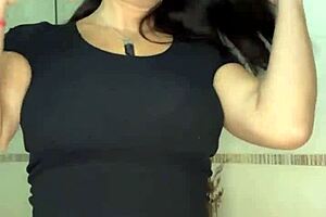 oiled horny argentinian milf xoxo shakes big ass wet striptease part 1