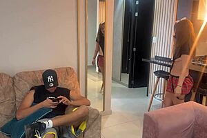 neighbor's distracted so i fuck his wife super hard now