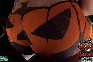 Brazilian Milf Halloween Pumpkin Ass Fucked By Mama Studio BBC Hard