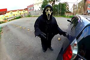 linda bbw get's fucked hard by creepy intruder on halloween... so forceful! 😱