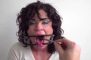 Gag Reflex Destroyed In Humiliating Deepthroat Bondage For Dumb Slut Karen