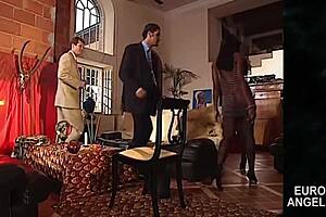 Hot French babes' big butts take ebony group pounding! Laure Sinclair Matalana Lisa Ann!