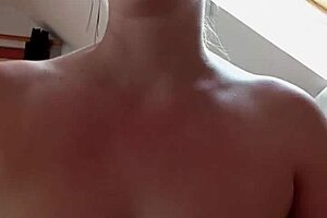 Chubby mature milf masturbates her fat big tits and ass