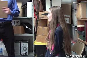 mature woman teen fucked hard officer office shop big cock natural tits