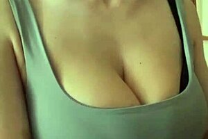 Young 18+ Neighbor Bares Massive Tits in Homemade Tease