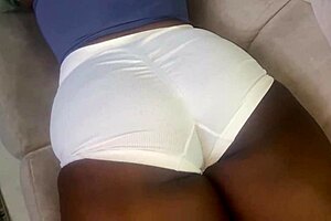 slamming my fat ebony stepmoms huge latina ass right in the living room