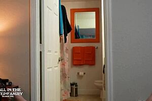 Stepmom's bikini on vacation makes him horny she helps him cum scene 1of3