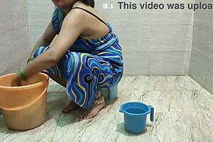 Stepmom Screams As Stepsons Cock Fills Her While She Cleans Clothes!