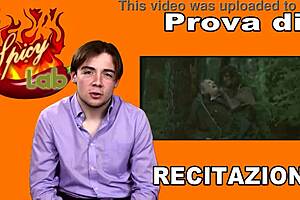 Italian redhead shows up for casting and drains balls twice