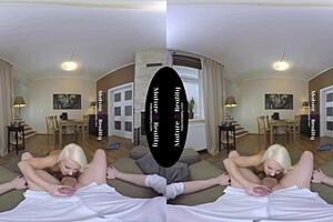 Mature Blonde in Heels and Dress Faces Deep Toy Interrogation on Maturereality POV.