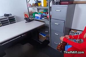 imagine busty milf thief gagging hard on cock during xmas face fuck hammering!