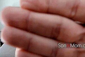 Mommy's glasses hide no shame sucking stepson's cock hun.