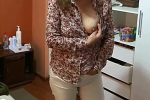 My stepsons friends jerk off watching my huge tits bounce.