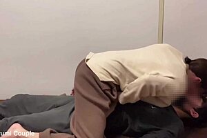 Friends hot mom loses control sucks huge cock bukkake creampie