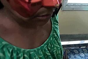 Skinny Bengali Maid's Hairy Pussy Moans for Stepson