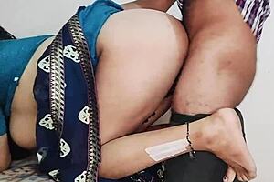 stepmom sucks stepson's hard cock on school way then doggy creampie