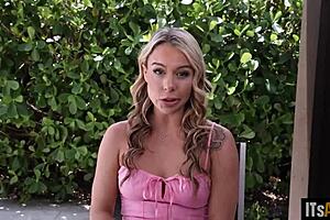 Summer Vixen takes hardcore double penetration anal from big cocks doggystyle!