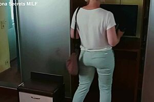 cheeky stepson feeds stepmom two loads from his big cock