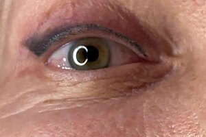 Mature Lady Eyes Covered In Huge Face Cumshot Load