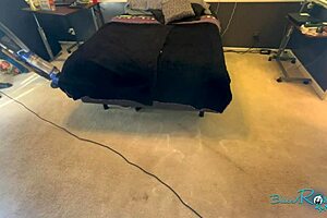 Just vacuuming my bedroom like a good housewife