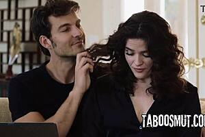 caught with porn? now it guy fucks brunette housewife deep!