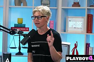 Wet naughty milf pornstar fingers her natural tits in hot solo play 😏💦