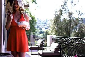 Rachael Cavalli pervs on hot teen dancer gets turned on!