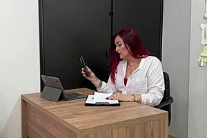 horny pierced nipple milf doctor rides licks and fucks patient doggystyle slutty