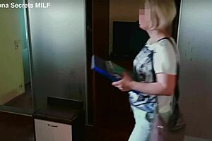 cheeky stepson feeds stepmom two loads from his big cock