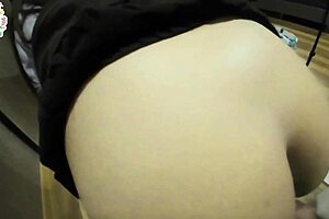 I'm obsessed licking Thai teen student's pussy before creampie flooding her screaming Thai