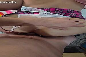 Plump Schoolgirl Uniform Cam Whore Spreads for Deep Anal Toy Penetration and Spitting!