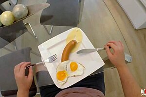 stepmom, why give me your mouth and ass before breakfast creampie?