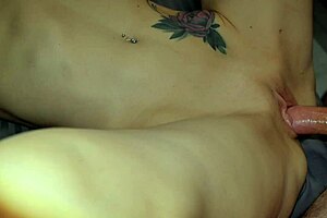 wanna see this wet teen pussy creampied up close?