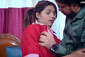 Desi Schoolgirl's Wild Anal Screaming With Teacher Hindi Audio