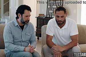 stepdads relentlessly pound teen gamer girls in intense anal foursome orgy