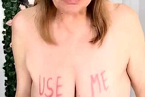 granny's body inscribed ready for your hot fuck and blowjob?