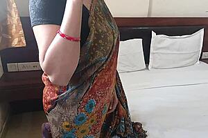 indian bhabhi tempts devar in saree for wild sex 🔥😈