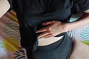 i'm so sad my bf broked up... but stepsis 18yo big ass gets fucked hard in pajamas homemade!