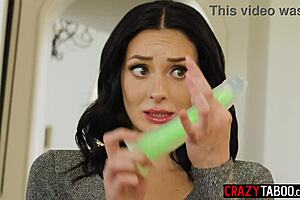 Lauren Phillips' big tits bounce as horny lesbian Charlotte Sins fingers post-anal