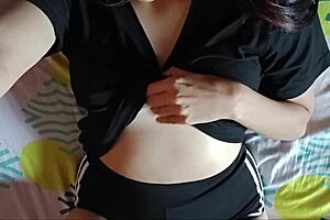 i'm so sad my bf broked up... but stepsis 18yo big ass gets fucked hard in pajamas homemade!