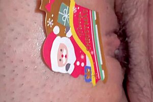 Virgin Japanese Wife Takes First Cock Christmas Close-Up Pussy Lick and Fuck!