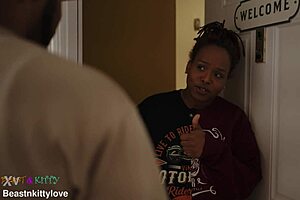 cheating wife rides ex's cock DOGGYSTYLE while hubby is away pt 2