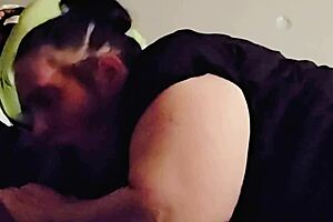 yo stepmom, your gumjobs on my big black cock hit perfect every time!