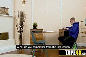 fat tutor milf gets punished hard by picky student cock