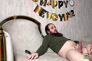 Petite milf deepthroats my monster cock and swallows cum!